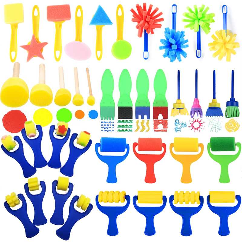 Tools Workshop For Kids - Zabawki gąbkowe do rysowania dla dzieci,