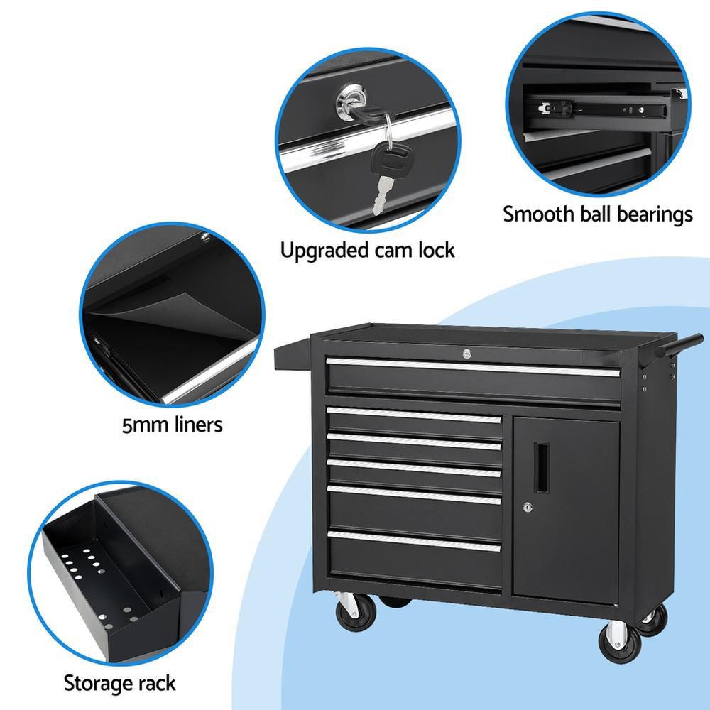 Szufladowy wózek narzędziowy z – Tools Box For Workshop recenzja i cena