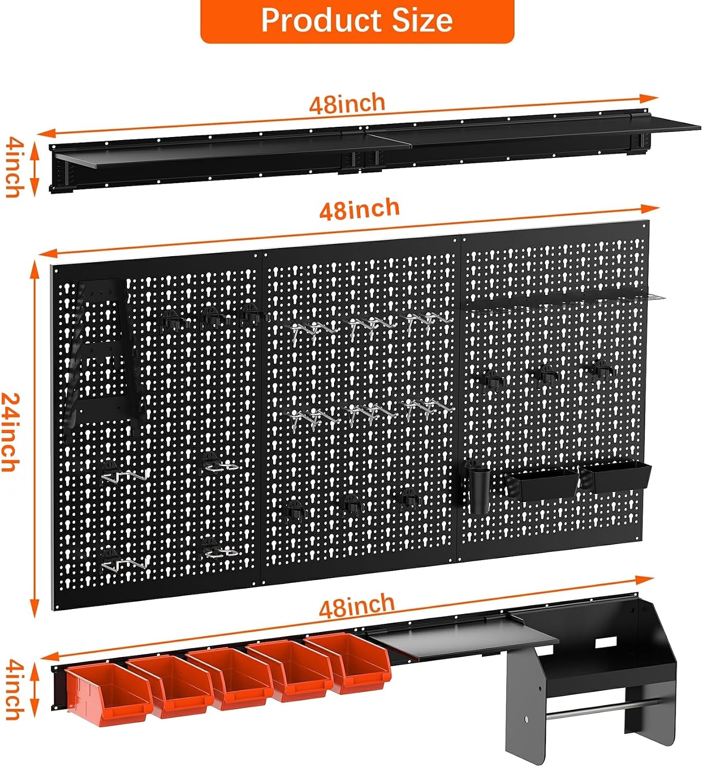Zestaw paneli ściennych z meta – Workshop Tools Shelf recenzja i cena