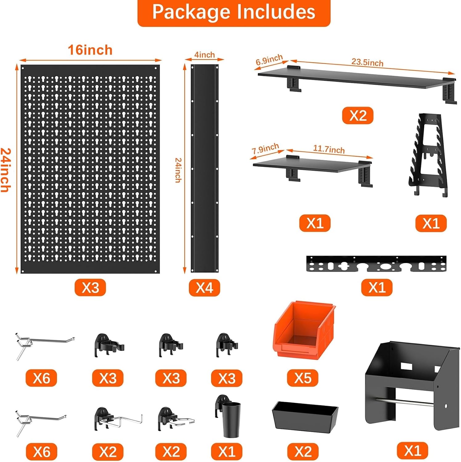 Zestaw paneli ściennych z meta – Workshop Tools Shelf recenzja i cena