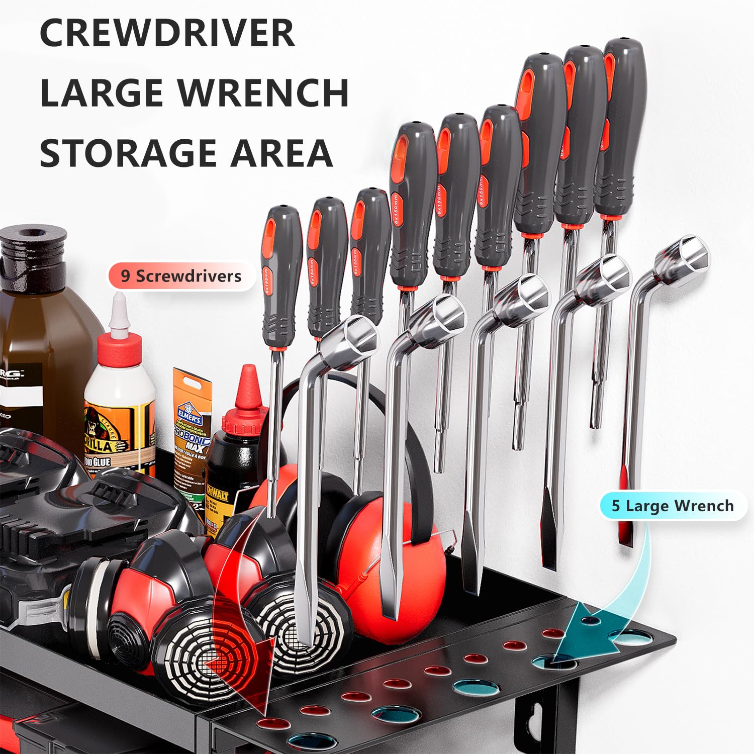 Uchwyt ścienny na narzędzia el – Workshop Tools Shelf recenzja i cena