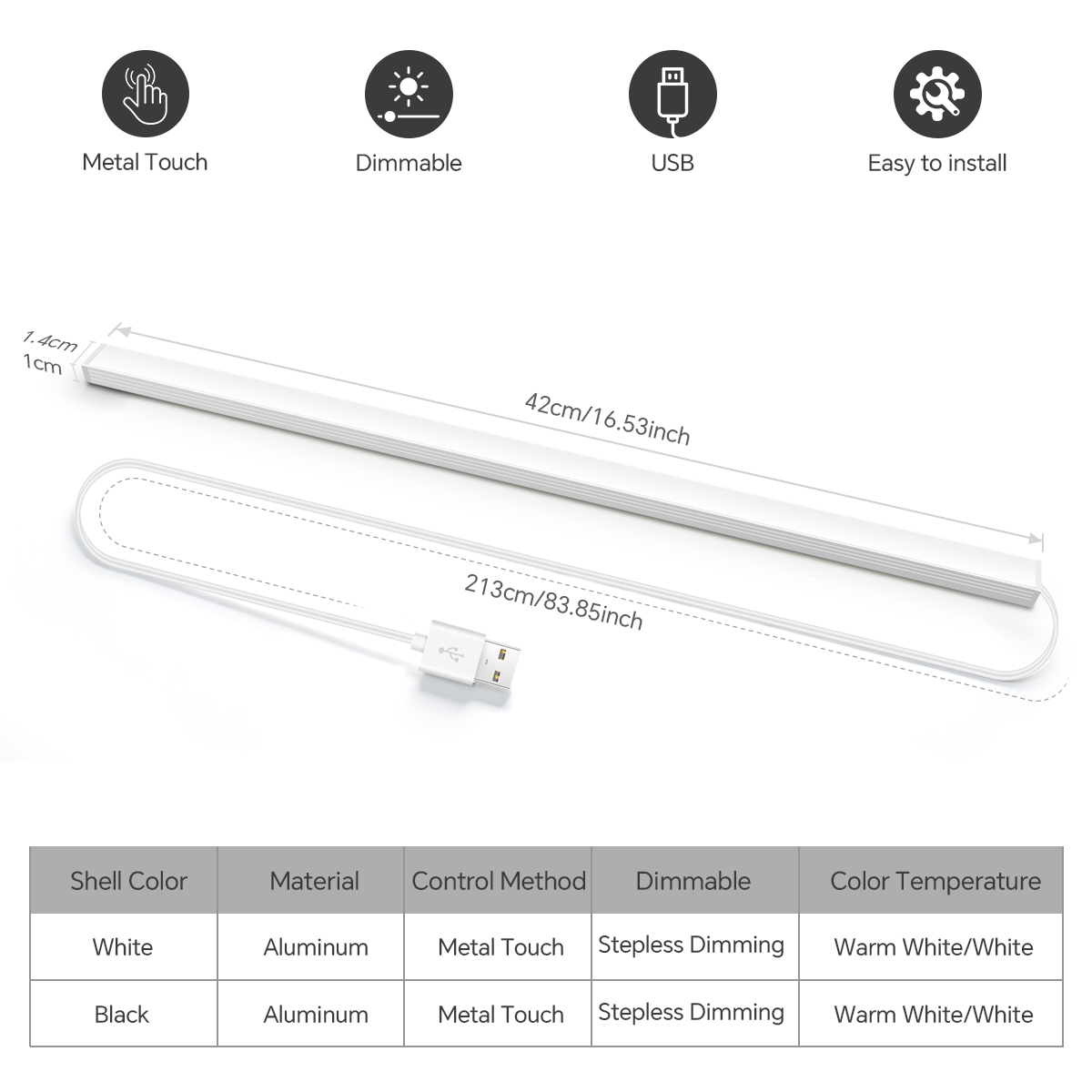 42 CM Dotykowy Czujnik Alumini – Workshop Tools Shelf recenzja i cena