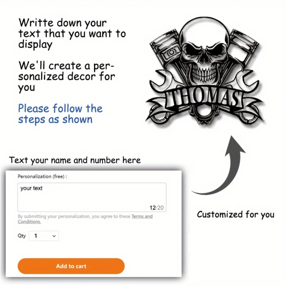 Personalizowane metalowe dekor – Workshop Tools Needed recenzja i cena