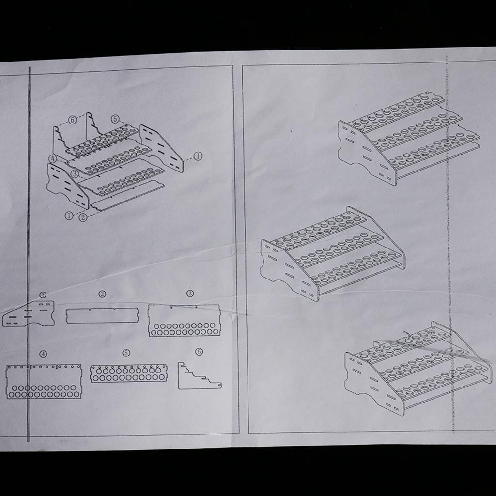 Stojak na farby, drewniany org – Workshop Tools Shelf recenzja i cena
