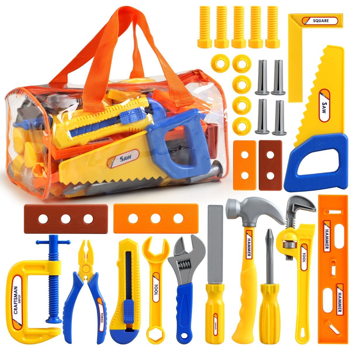 Zestaw zabawek konstrukcyjnych – Tools Workshop For Kids recenzja i cena