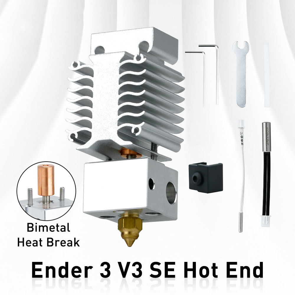 Zestaw ulepszeń Hot End do dru – Creality Printer Ender 3 recenzja i cena