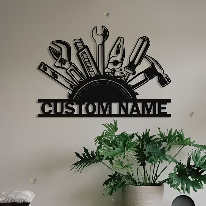 Metalowa dekoracja ścienna z m – Workshop Tools Name recenzja i cena